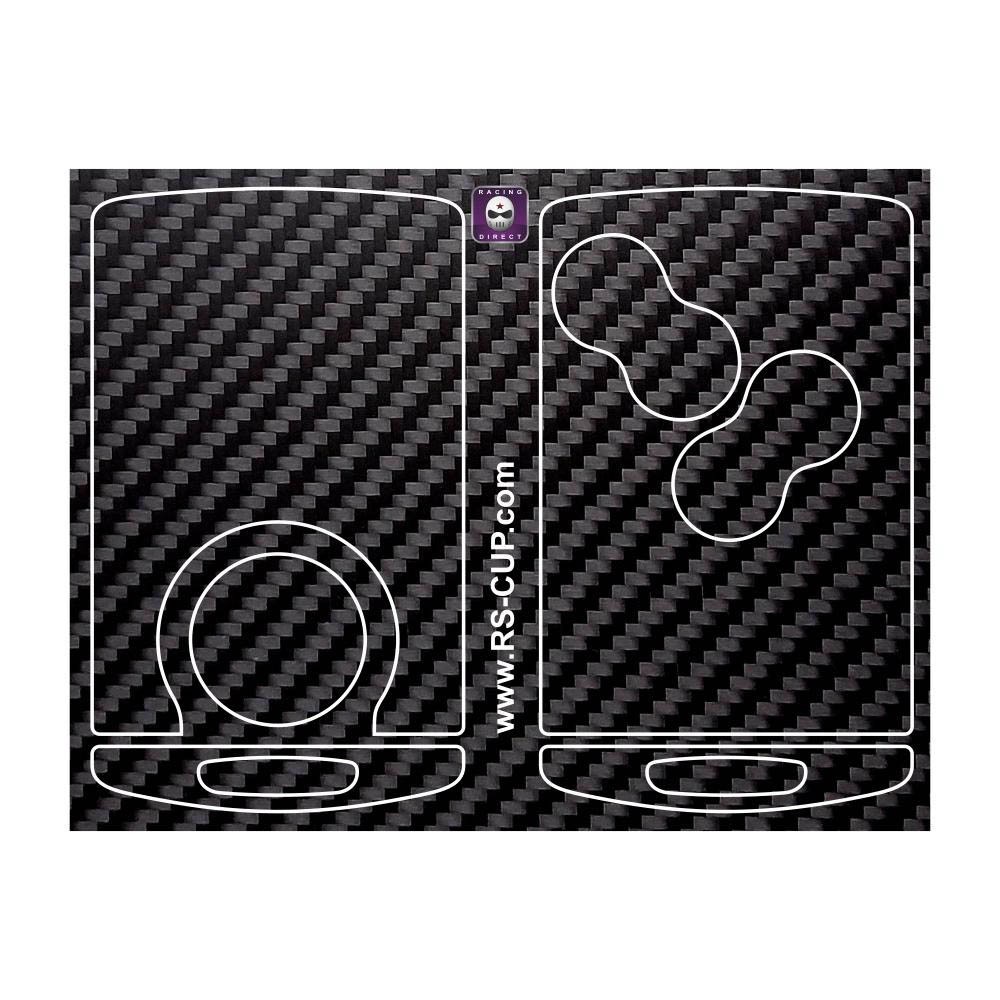 Aufkleber für 4 Tasten Schlüssel ALPINE A110 CARBON look ohne logo