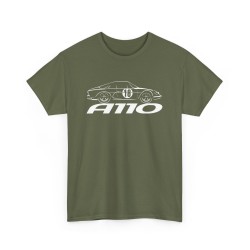 A110 Berlinette Tshirt homme avec silhouette de Alpine Renault