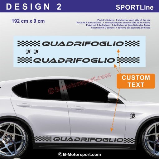 Pack autocollant Bande Sport pour SUV