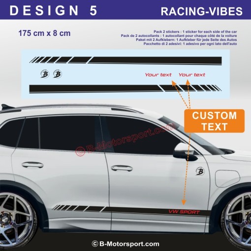 Pack autocollant Bande Sport pour SUV