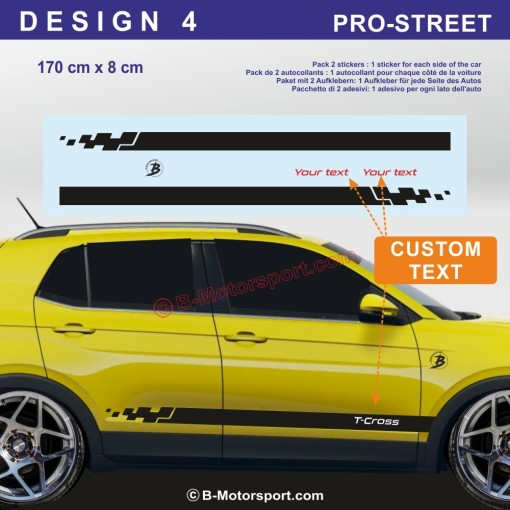 Pack autocollant Bande Sport pour SUV