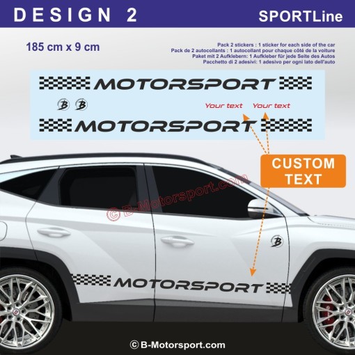 Pack autocollant Bande Sport pour SUV