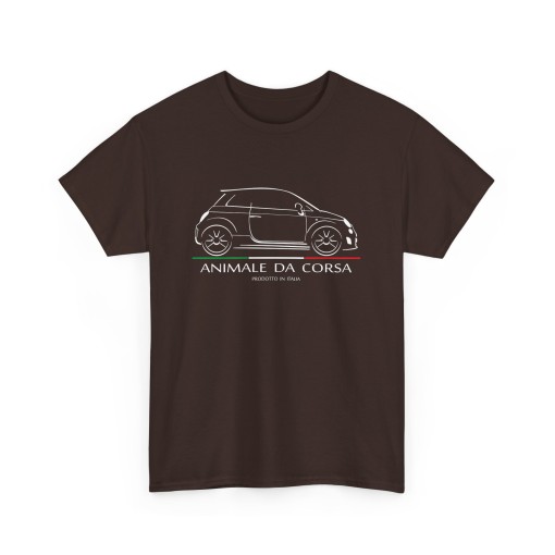 FIAT 500 ABARTH – T-shirt ANIMALE DA CORSA – Idea regalo perfetta per Natale e Compleanni