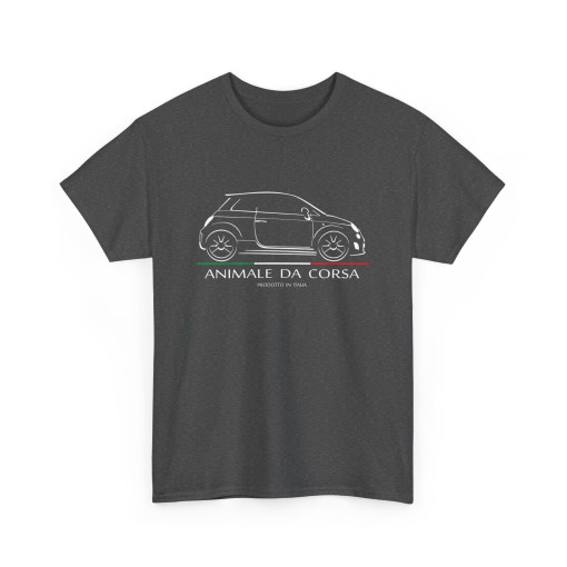 FIAT 500 ABARTH - T-shirt ANIMALE DA CORSA - Idée cadeau pour Noël et Anniversaire