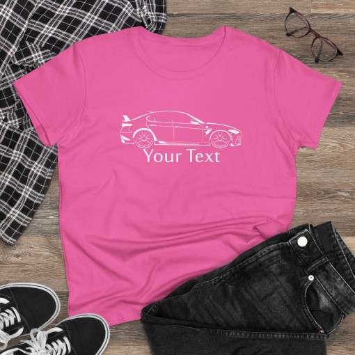 ALFA ROMEO GIULIA GTA – Damen-T-Shirt mit personalisierbarem Text – Perfektes Geschenk zu Weihnachten & Geburtstag