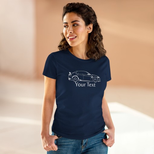 ALFA ROMEO GIULIA GTA – Damen-T-Shirt mit personalisierbarem Text – Perfektes Geschenk zu Weihnachten & Geburtstag