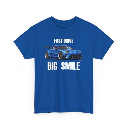 FAST DRIVE BIG SMILES ALPINE A110 R-R Tshirt homme