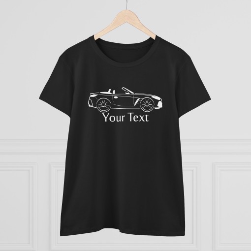 BMW Z4 G89 - T-shirt femme avec texte personnalisable - Idée cadeau pour Noël et Anniversaire