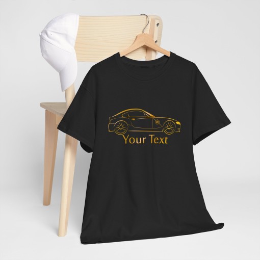 BMW Z4 e86 – T-shirt con testo personalizzabile – Idea regalo perfetta per Natale e Compleanni