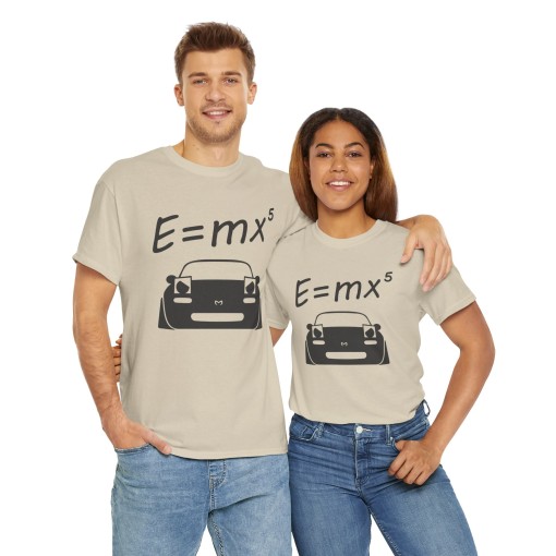 E : MX5 NA Unisex T-Shirt für Mazda MX-5 Liebhaber für Männer und Frauen