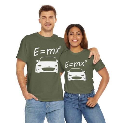 E : MX5 ND Unisex T-Shirt für Mazda MX-5 Liebhaber für Männer und Frauen