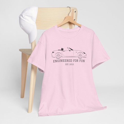 MX5 ND Engineering for Fun T-shirt unisex per appassionati di Mazda MX-5 per uomo e donna