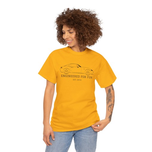 MX5 ND RF Engineering for Fun T-shirt unisex per appassionati di Mazda MX-5 per uomo e donna
