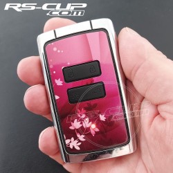 2 buttons Key sticker for Clio 5 Megane 4 Scenic 4 Captur 2 pink look