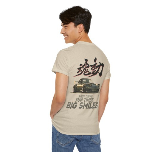 MX-5 NA KANJI BIG SMILES Tshirt unisex homme femme pour amateurs de MAZDA MX-5