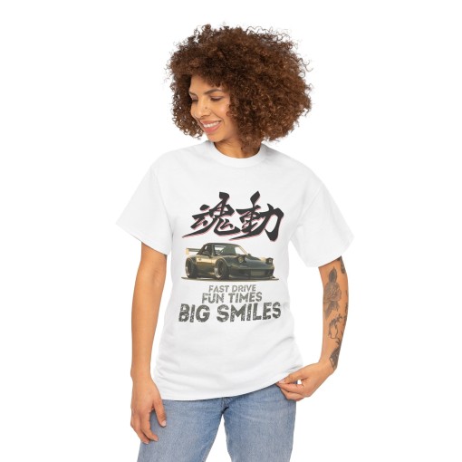 MX-5 NA KANJI BIG SMILES Tshirt unisex homme femme pour amateurs de MAZDA MX-5