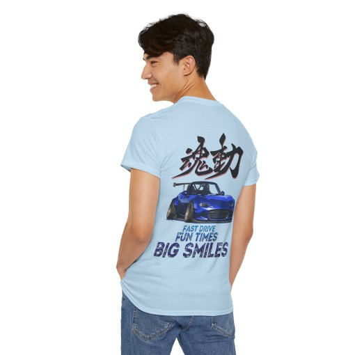 MX-5 ND KANJI BIG SMILES T-shirt unisex homme femme pour amateurs de MAZDA MX-5