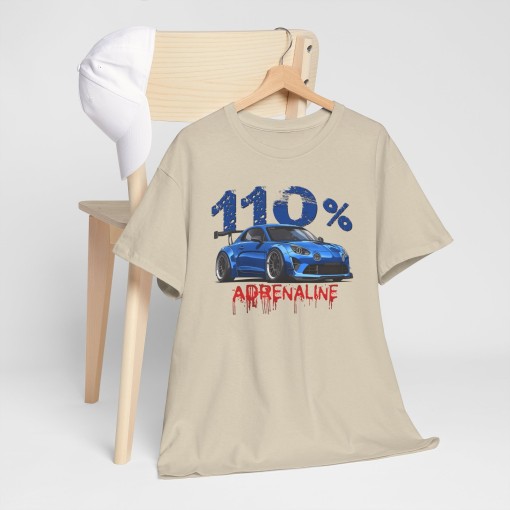 110% ADRENALINE Männer T-Shirt mit ALPINE A110 R