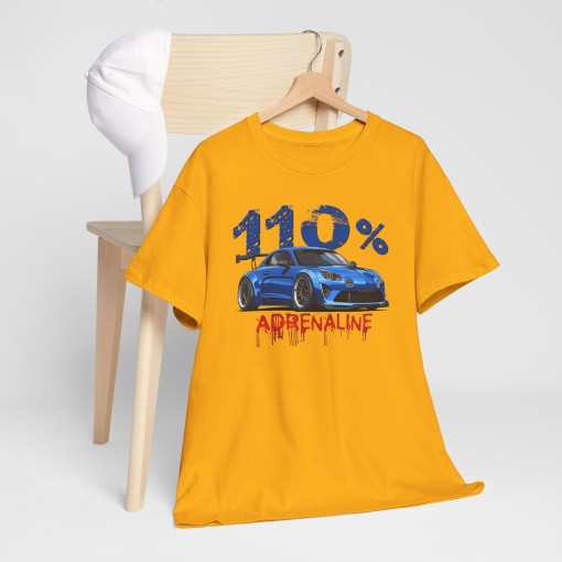 110% ADRENALINE T-shirt homme avec ALPINE A110 R