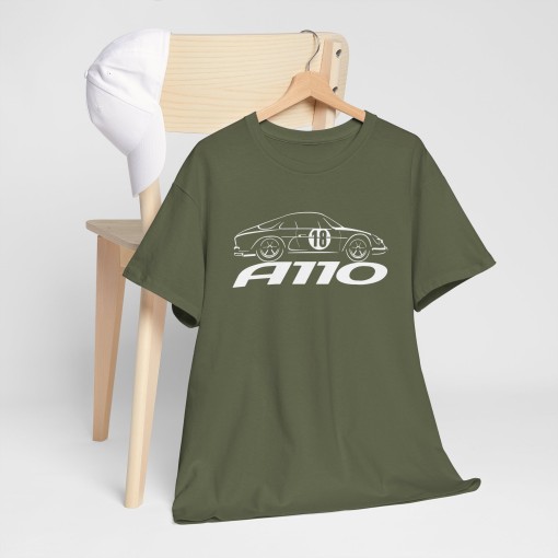 A110 Alpine Renault silhouette Men Tshirt