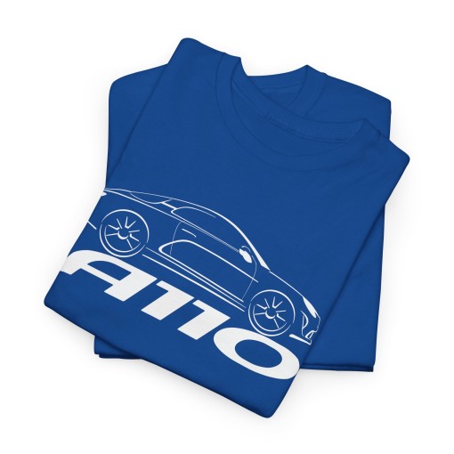 A110 S R GT T-shirt homme avec silhouette d'Alpine A110