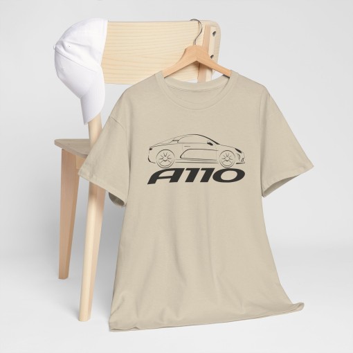 A110 S R GT T-shirt homme avec silhouette d'Alpine A110