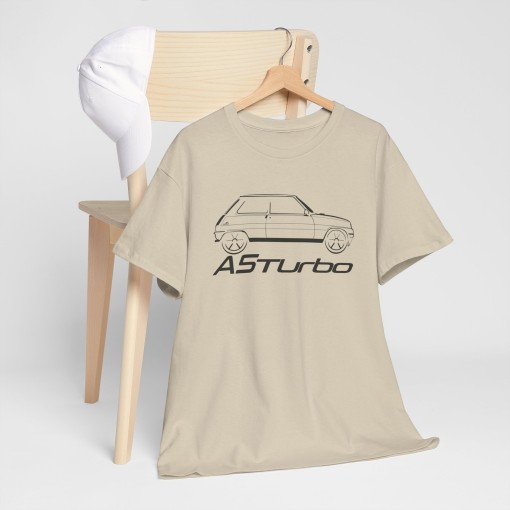 Renault 5 Alpine Turbo silhouette Men Tshirt vintage
