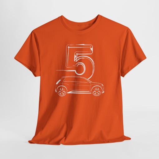 GIVE ME 5 Männer T-Shirt mit RENAULT 5 E-Tech silhouette